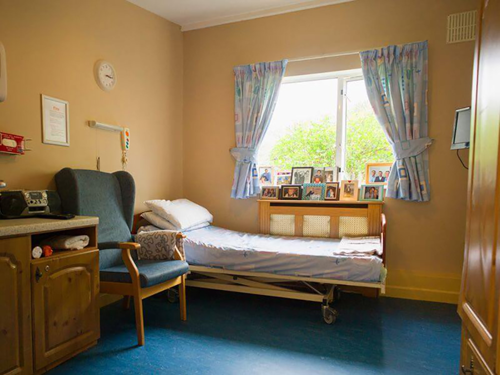 Shrewsbury House Nursing Home bedroom